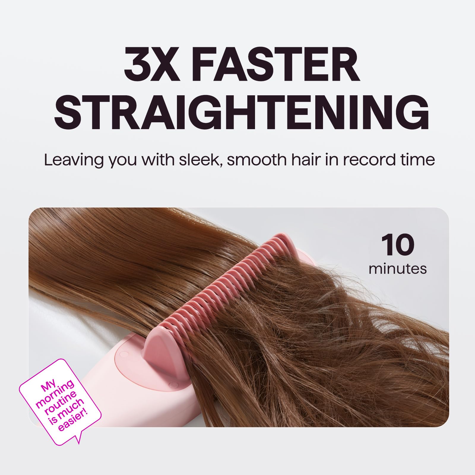 Wavytalk Pro Steam Hair Straightener Brush, Steamline Pro 3 in 1 Straightening Brush, Steam Reduces Damage, Nourishes Hair, and Expedites Straightening 🍁 All In One Marketplace Canada