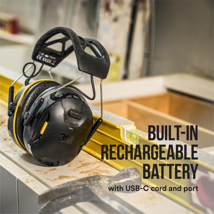 3M WorkTunes Connect Wireless Hearing Protector with Bluetooth Technology, Bluetooth Hearing Protection with a 26 dB Noise Reduction Rating 🍁 All In One Marketplace Canada