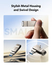 Lexar D40E 256GB Dual USB 3.2 Gen 1 Type-C Jump Drive, USB-C Flash Metal Housing Swivel Design Thumb Drive (Champagne Silver) 🍁 All In One Marketplace Canada