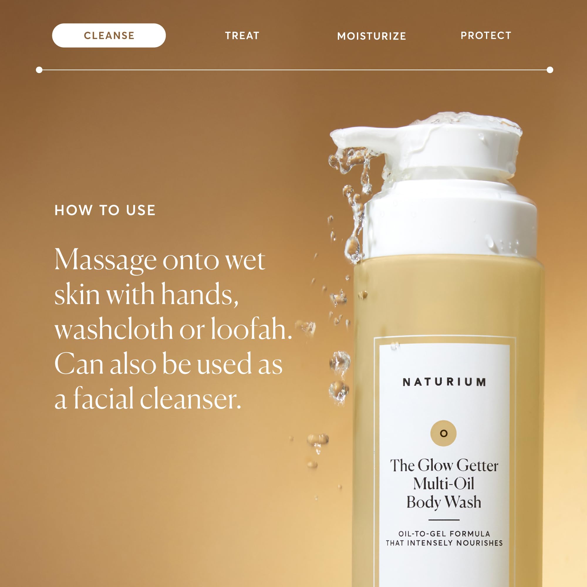 The Glow Getter Multi-Oil Hydrating Body Wash | Gentle Cleanser | 16.9 FL OZ / 500 ml 🍁 All In One Marketplace Canada
