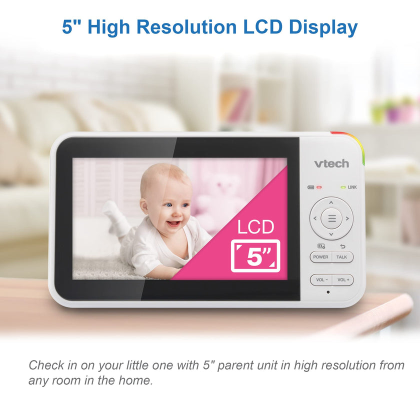 VTech VM924 Pan & Tilt Video Baby Monitor, 5