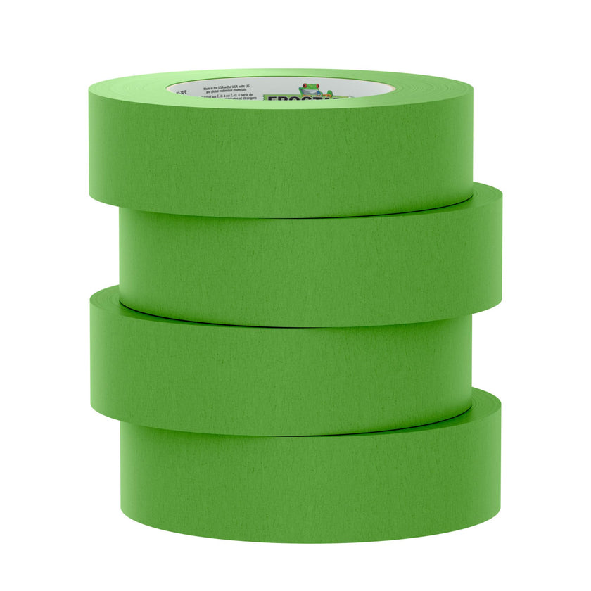 FROGTAPE Multi-Surface Painter's Tape with PAINTBLOCK, Medium Adhesion, 1.41 Inches x 60 Yards, Green, 4 Rolls (240660) 🍁 All In One Marketplace Canada