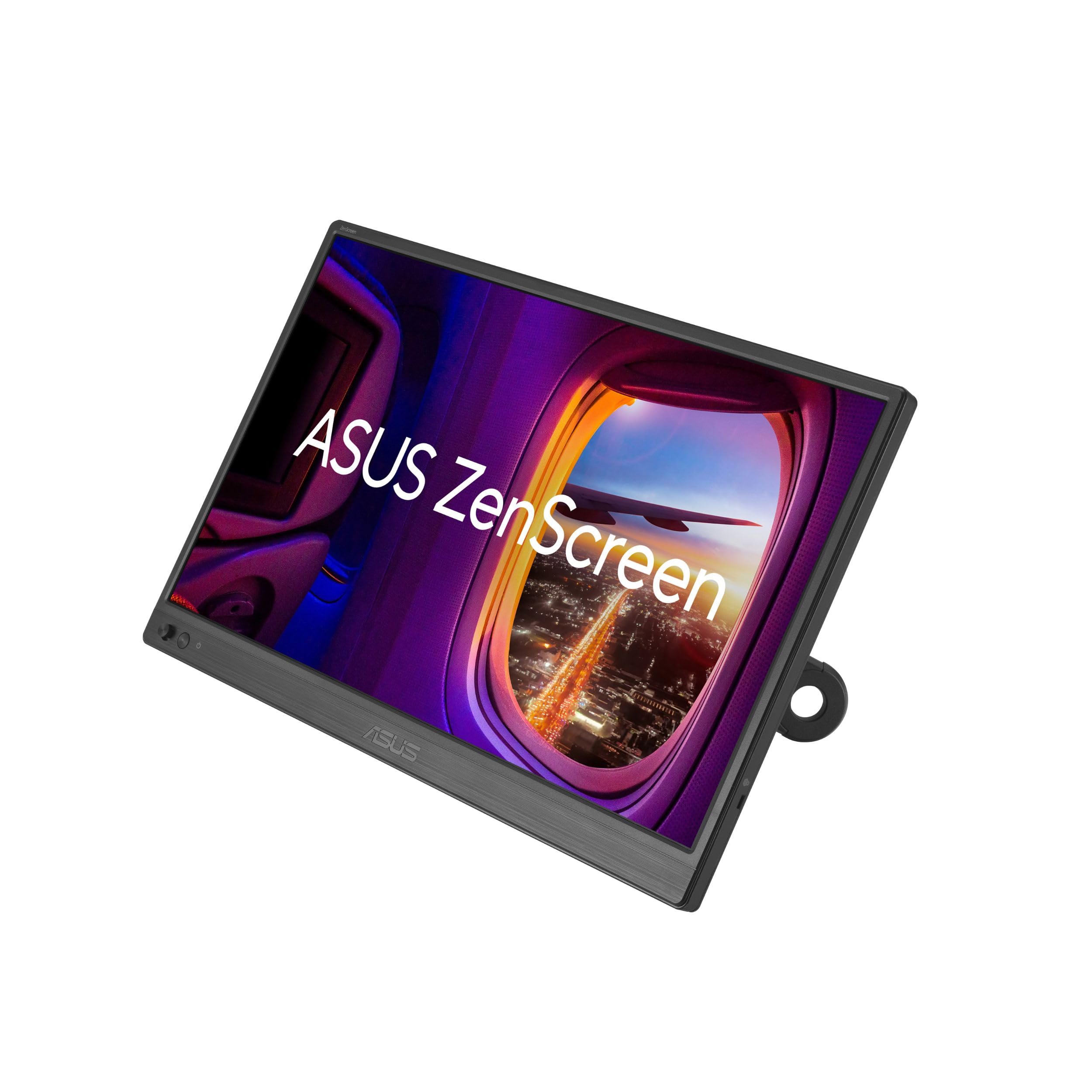ASUS ZenScreen 15.6” Portable Monitor for Laptop (MB169CK) - Dual USB-C, Mini-HDMI, Plug & Play External Screen for Travel Dual Setup, Full HD, IPS, Anti-Glare Surface, 360° Kickstand, 3yr Warranty 🍁 All In One Marketplace Canada