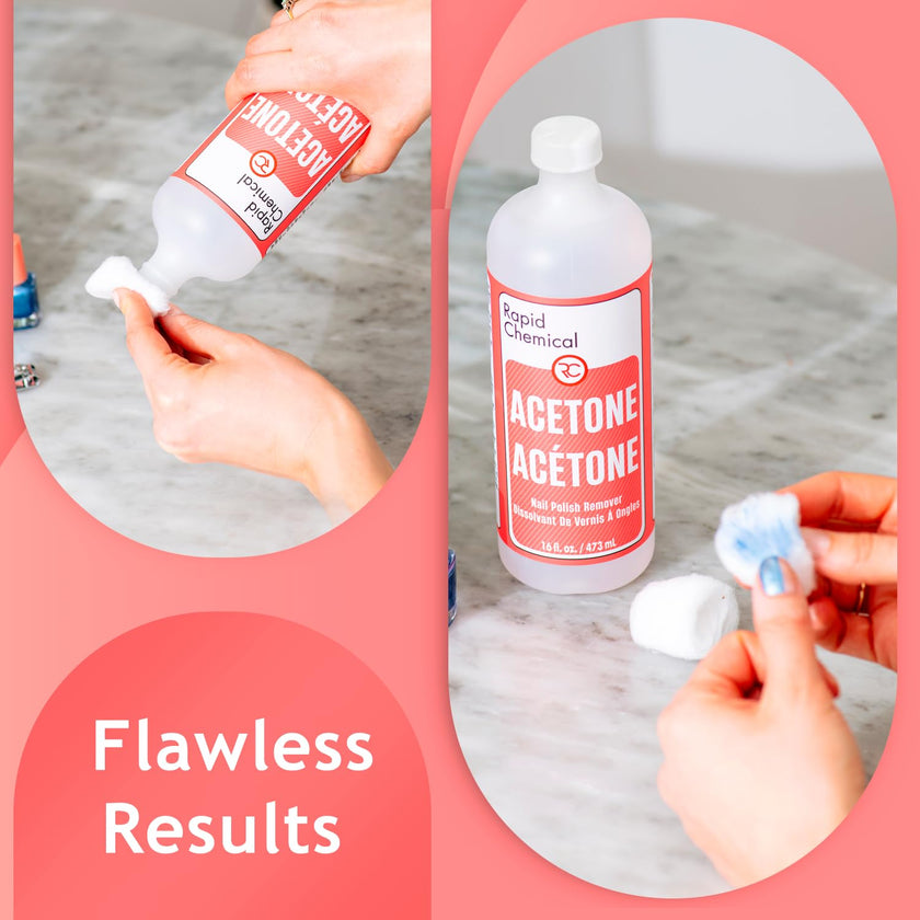 Acetone Nail Polish Remover - Made in Canada (473 ml / 16 oz) 🍁 All In One Marketplace Canada