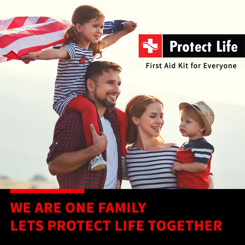 Protect Life 100-Piece First Aid Kit for Home, Business, Car, Camping & Hiking | HSA/FSA Eligible Emergency Survival Medical Kit 🍁 All In One Marketplace Canada