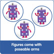 hand2mind Numberblocks Friends Six to Ten, Toy Figures Collectibles, Small Cartoon Figurines for Kids, Mini Action Figures, Character Figures, Play Figure Playsets, Imaginative Play Toys 🍁 All In One Marketplace Canada