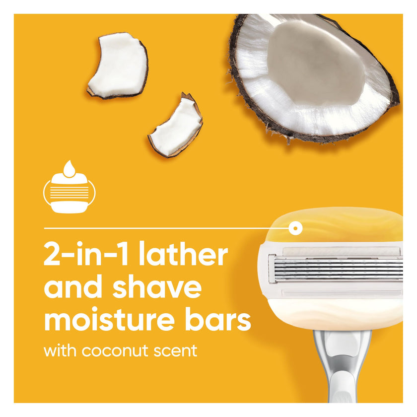 Gillette Venus Razors for Women Refills, ComfortGlide Razor Refill, White Tea + Olay, 6 Refills 🍁 All In One Marketplace Canada