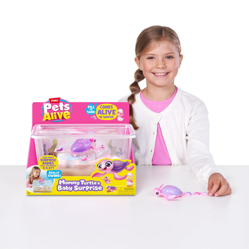 Pets Alive Mama Turtle Surprise by ZURU, Robot Toy Pet Turtle 🍁 All In One Marketplace Canada