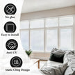 DUOFIRE Privacy Window Film Frosted Glass Film Static Cling Glass Film No Glue Anti-UV Window Sticker Non Adhesive for Privacy Office Meeting Room Bathroom Living Room, Pure Frosted 44.3 x 200cm 🍁 All In One Marketplace Canada