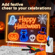 13.7x10 LumiBoard LED Drawing Board for Kids with 13 Light Effect,Acrylic Dry Erase Board Doodle Glow Board for Kids,Glow Art Drawing Gift for Girls Teens(7 Markers+Adaper 🍁 All In One Marketplace Canada