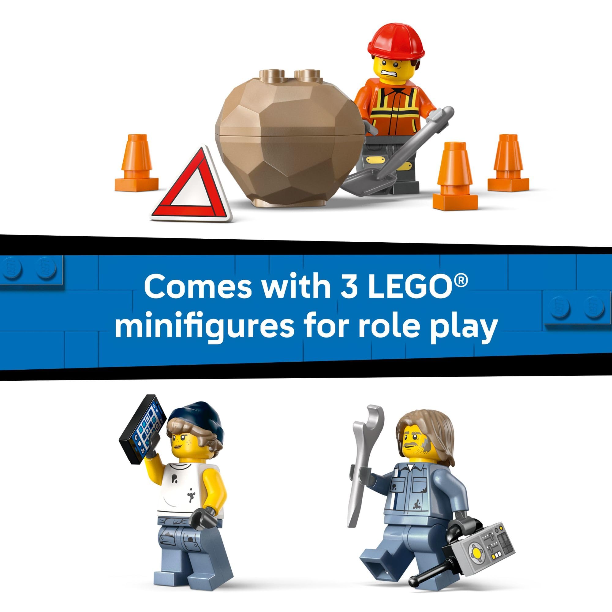 LEGO City Heavy-Duty Recovery Tow Truck with Crane Building Toy - Dump Truck & Tow Truck Toys for Boys & Girls, Ages 8+ - Pretend Play Set for Kids - Gift Idea for Birthdays & Holidays - 60467 🍁 All In One Marketplace Canada