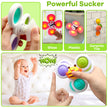 Suction Cup Spinner Toys for Baby, Baby Toys Sensory Toys Learning Toys for Toddlers 1-3, Baby Bath Toys for Babies 12-18 Months, 1 2 3 Year Old Girl Boy Gifts Idea (3 Pcs) 🍁 All In One Marketplace Canada