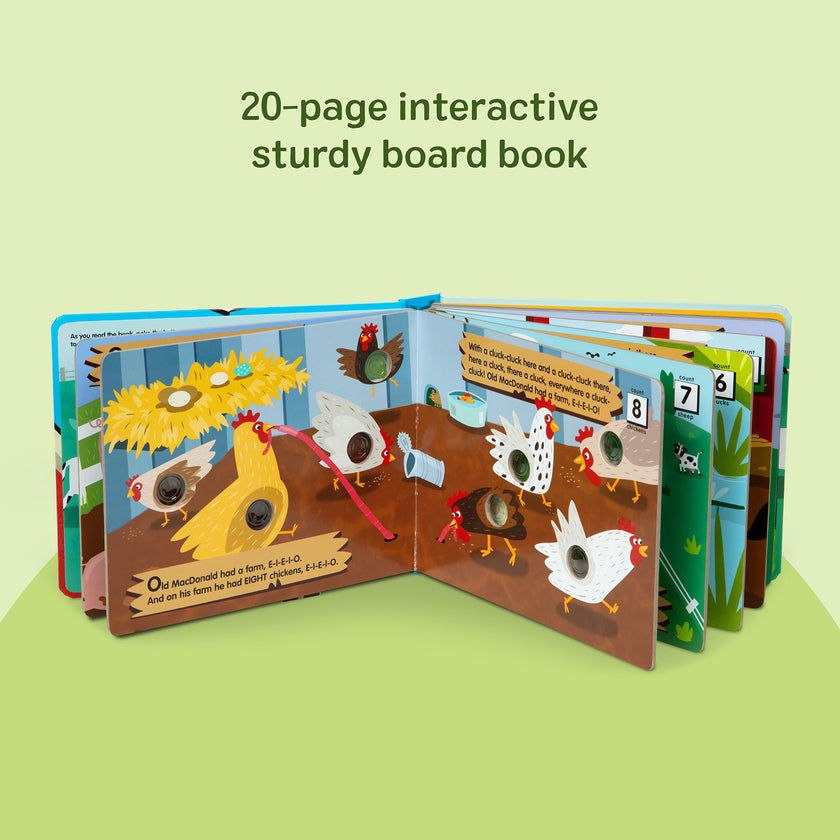 Melissa & Doug Poke-a-Dot Old MacDonald's Farm Board Book Toy 🍁 All In One Marketplace Canada