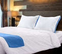 Utopia Bedding Bed Pillows for Sleeping Queen Size (Blue), Set of 2, Soft & Fluffy Pillow with Down Alternative Filling, Cooling, Hotel Quality, Gusseted Pillow for Back, Stomach or Side Sleepers 🍁 All In One Marketplace Canada