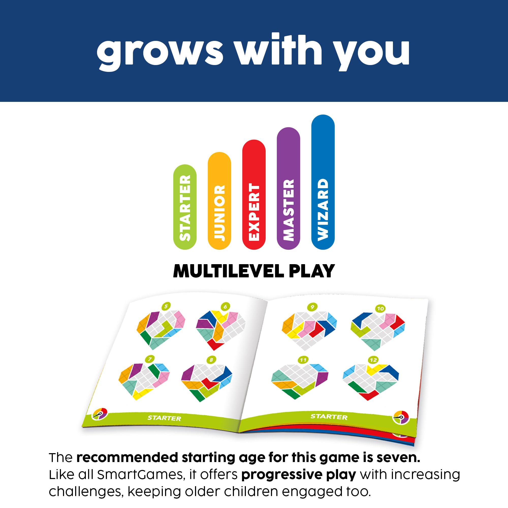 SmartGames - IQ Love - Travel Puzzle Game with 120 Challenges On 2 Sides - Educational Toys and Brain Game for Kids Ages 7 and Adults 🍁 All In One Marketplace Canada