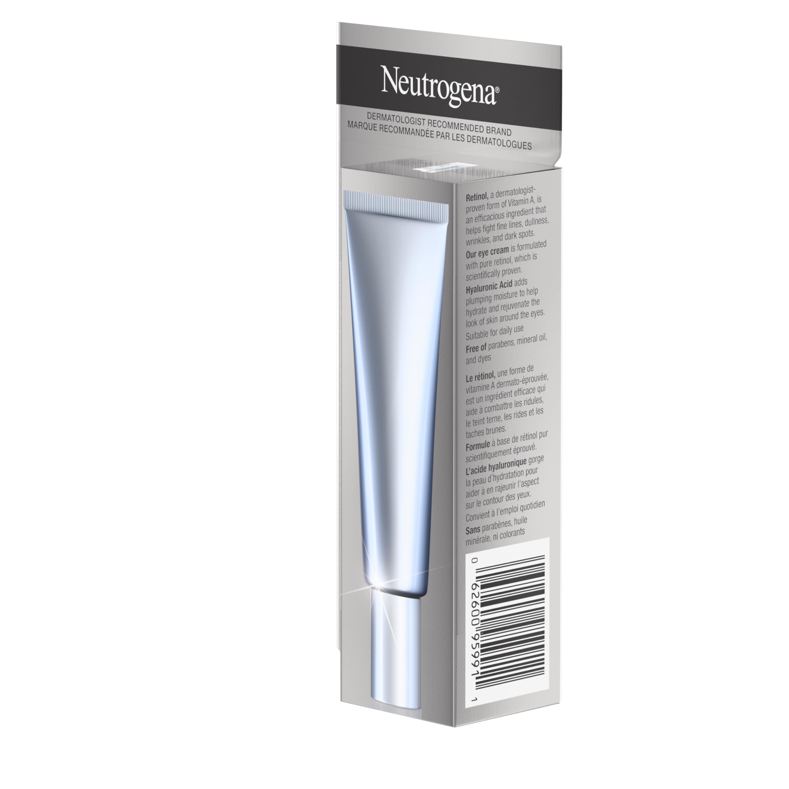 Neutrogena Rapid Wrinkle Repair Regenerating Cream - Retinol Face & Eye Moisturizer - Hyaluronic Acid Serum - 14 mL 🍁 All In One Marketplace Canada