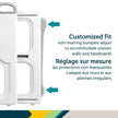 Safety 1st Perfect Fit Gate, Pressure or Hardware installed - Fits Spaces Between 28