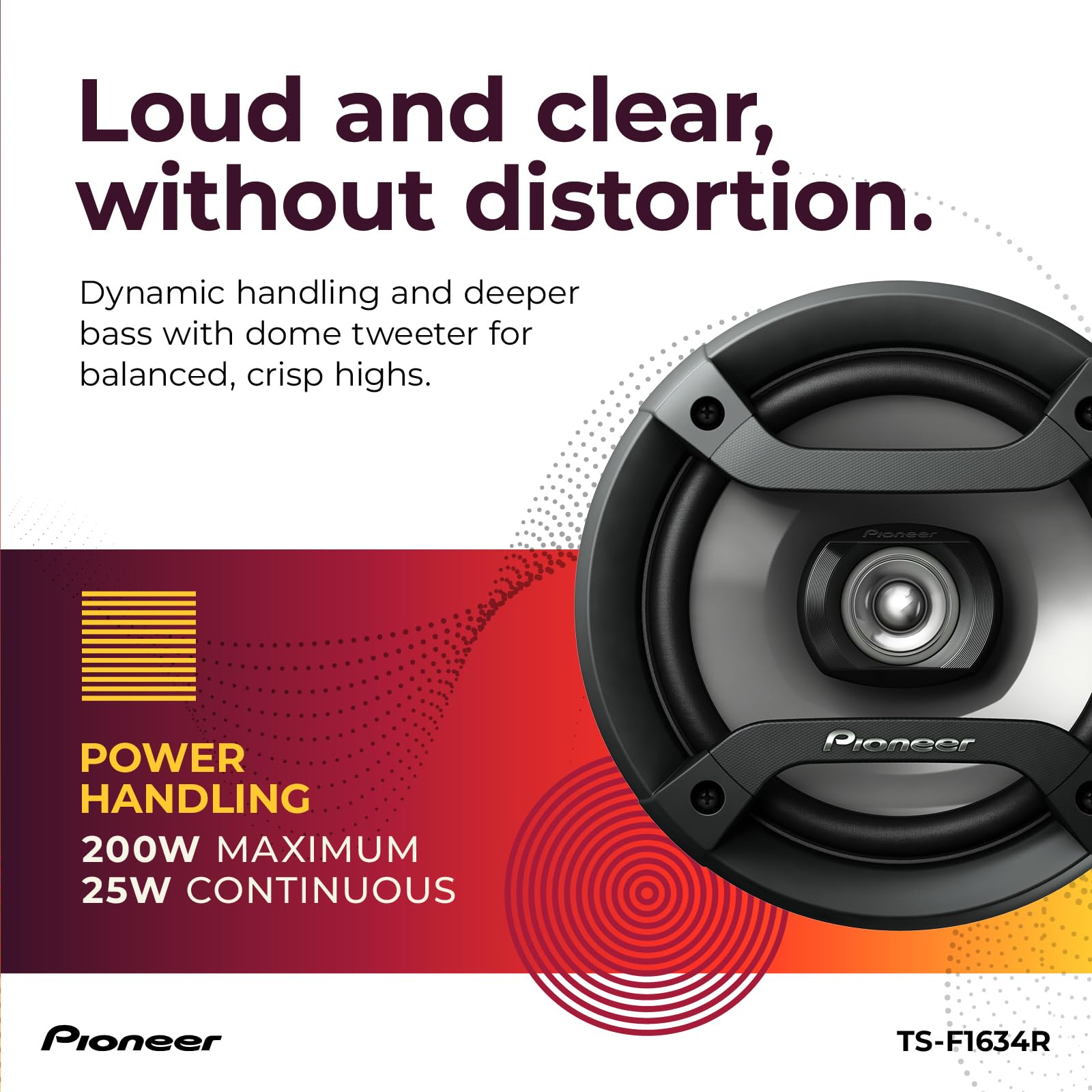 Pioneer TS-F1634R 6.5