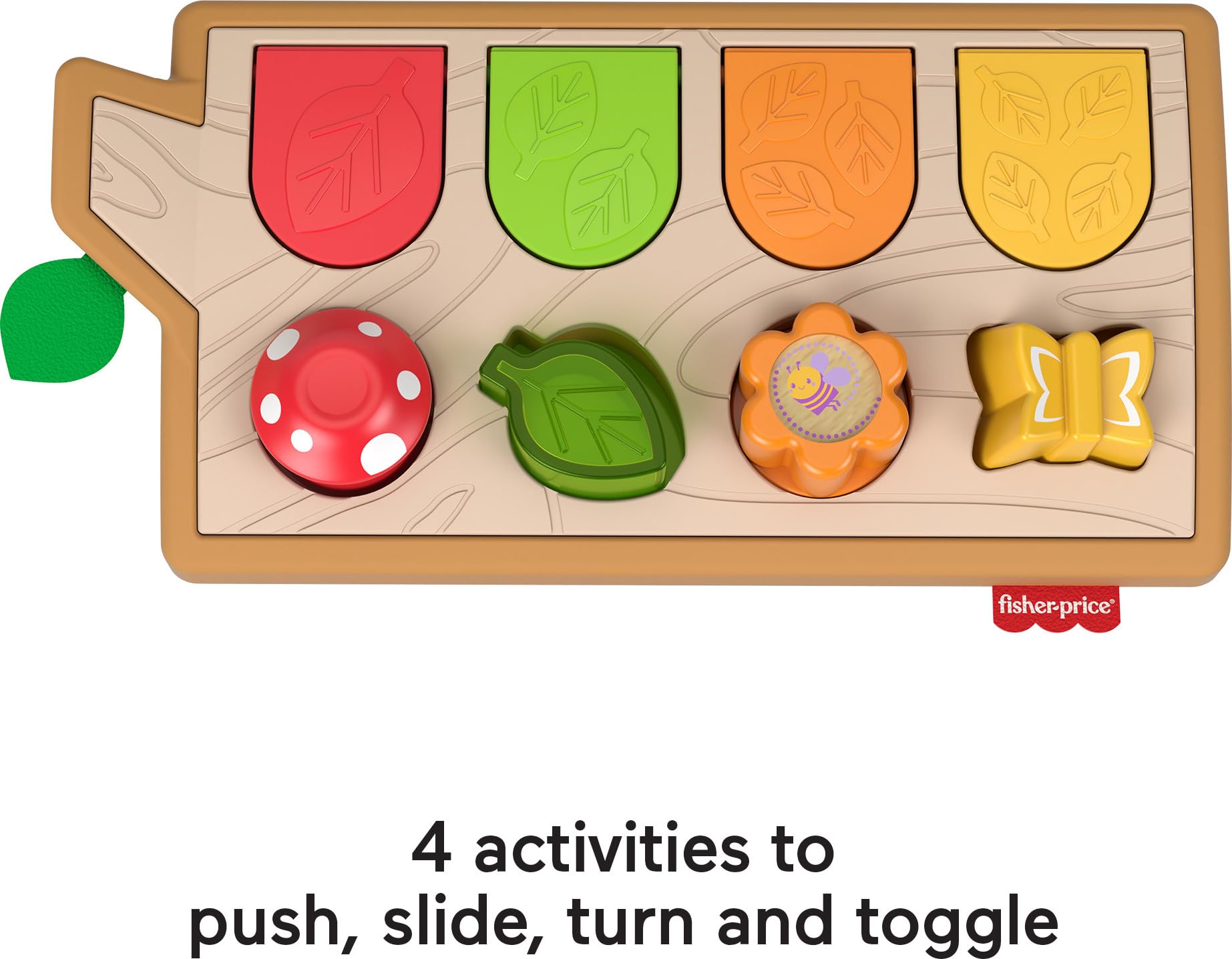Fisher-Price Baby Toy Hide & Peek Pop-Up Animal-Themed Sensory Activity with Wood Accents & Sounds for Ages 9+ Months 🍁 All In One Marketplace Canada