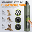 IREDOON Dog Nail Grinder Upgraded - Professional 3-Speed Super Quiet and Low Vibration Electric Pet Nail Grinder with 4 LED Lights - Painless Paws Grooming & Smoothing for Small to Large Dogs (Green) 🍁 All In One Marketplace Canada