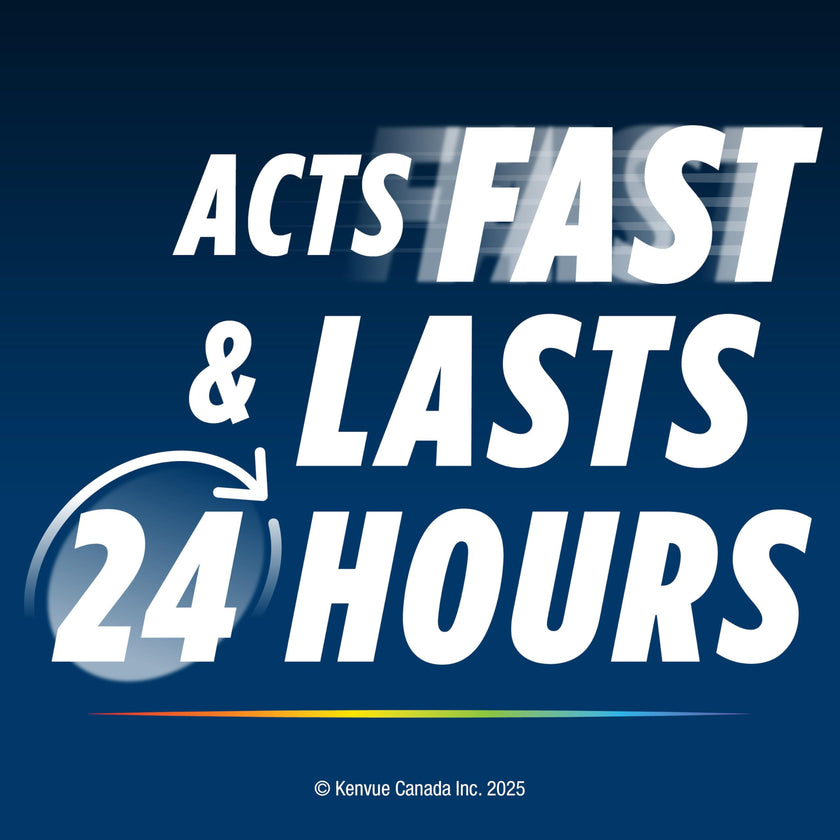 Reactine Rapid Dissolve Extra Strength Tablets - For Itchy Eyes, Hives, Runny Nose - 24 Hour Allergy Relief - 24 Count 🍁 All In One Marketplace Canada
