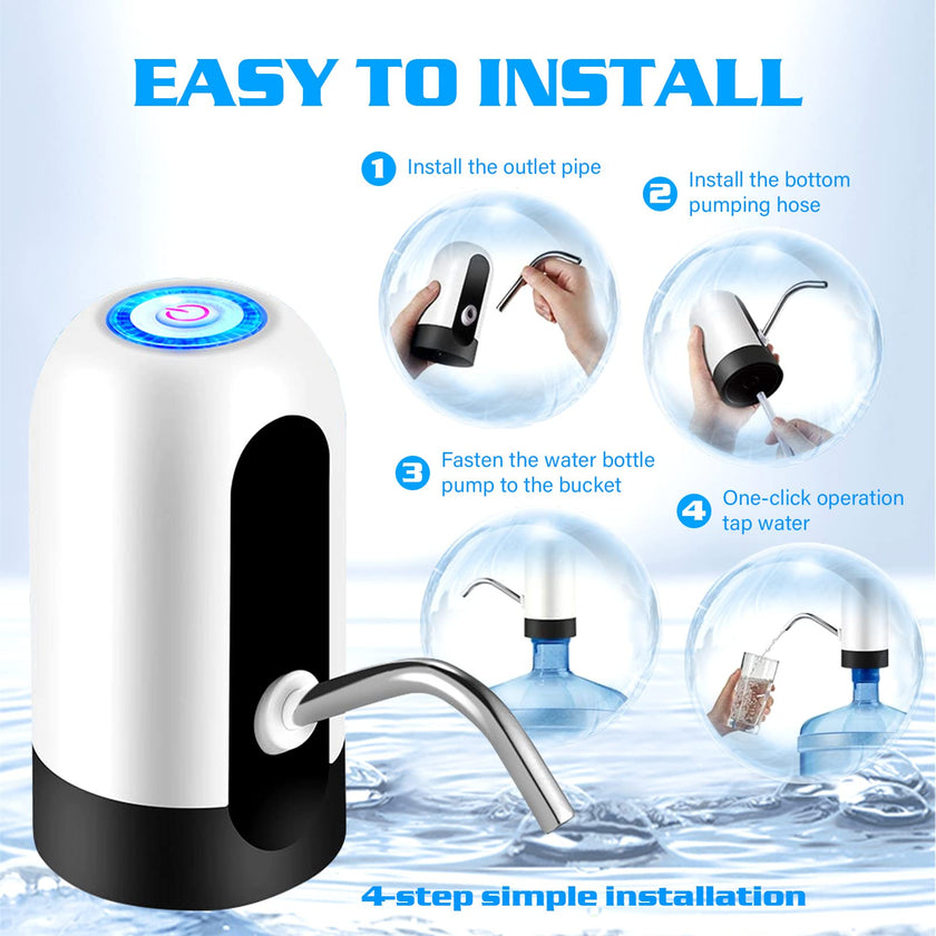GetKen Water Dispenser & Water Table Pump for 5 Gallon Bottle, Rechargeable 🍁 All In One Marketplace Canada