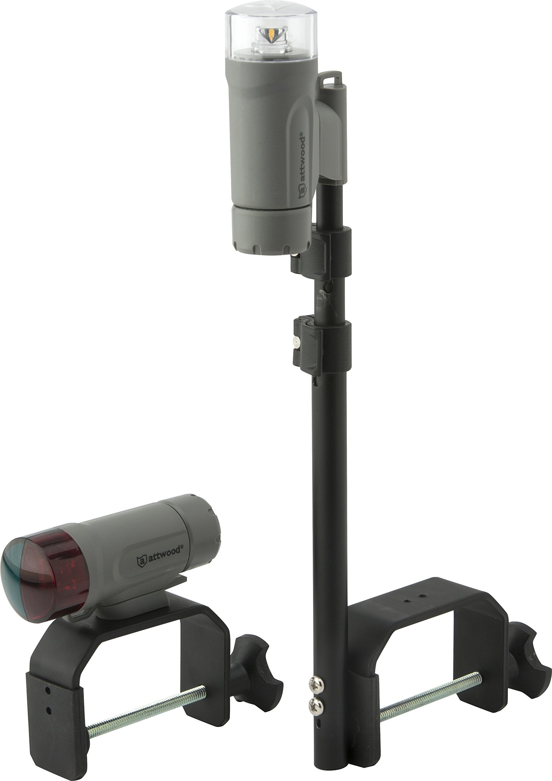 Attwood 14190-7 Water-Resistant Portable Clamp-On LED Light Kit with Marine Gray Finish 🍁 All In One Marketplace Canada