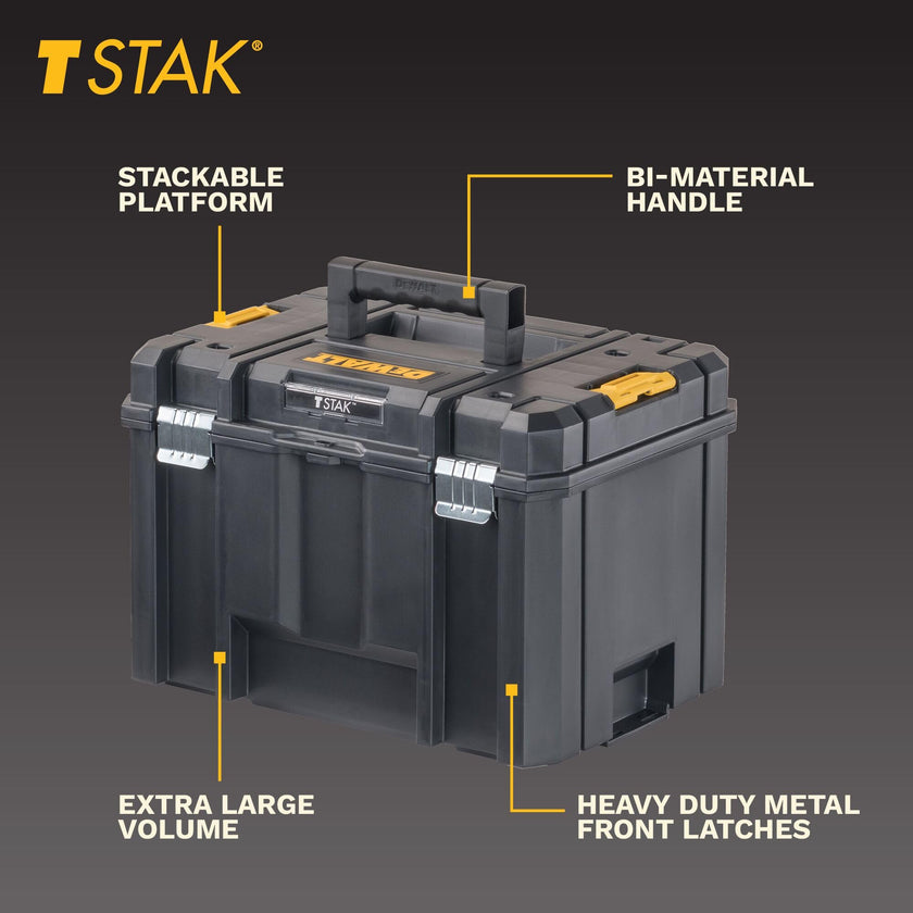 DEWALT TSTAK Tool Box, Deep (DWST17806), Black 🍁 All In One Marketplace Canada