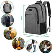 MATEIN Travel Laptop Backpack, Business Anti Theft Slim Sturdy Laptops Backpack, Water Resistant College School Computer Bag Gift for Men & Women Fits 15.6 Inch Notebook, Grey 🍁 All In One Marketplace Canada
