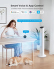 GoveeLife White Tower Fan for Bedroom, 36