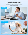Otlonpe Handheld Misting Fan Portable, Powerful 4 High Speeds Rechargeable Small Hand Held Fan Water Mist, 4000mAh Battery Operated, Foldable, Lanyard, Personal Cooling for Travel (BLACK) 🍁 All In One Marketplace Canada