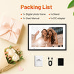 Anna Bella Digital Photo Frame 10.1 Inch with 1280x800 HD IPS Touch Screen, 32GB WiFi Digital Picture Frame with App Sharing, Auto-Rotate Photo Frame with Sleep Mode, Gift for Parents, Friends 🍁 All In One Marketplace Canada