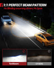 Torchbeam H11 H9 H8 LED Headlight Bulbs, 1000% Super Brightness, 1:1 Mini Size H11 LED Bulbs, 6500K Cool White H9 H8 Halogen Replacement, Canbus Ready, Plug and Play, Pack of 2 🍁 All In One Marketplace Canada