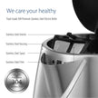 COMFEE' Stainless Steel Electric Kettle, 1.7L Tea Kettle Electric for Boiling Water, Hot Water Kettle 1500W Fast Boil with LED Light, Auto Shut-Off and Boil-Dry Protection 🍁 All In One Marketplace Canada