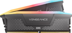 CORSAIR Vengeance RGB RS DDR5 RAM 32GB (2x16GB) Up to 6000MHz CL36-44-44-96 1.35V AMD Expo Intel XMP Computer Desktop Memory – Gray (CMG32GX5M2E6000Z36) 🍁 All In One Marketplace Canada