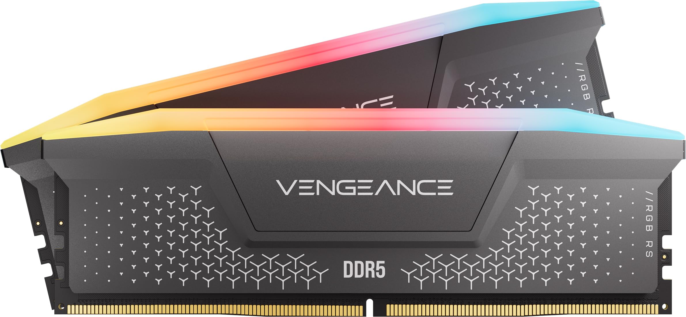 CORSAIR Vengeance RGB RS DDR5 RAM 32GB (2x16GB) Up to 6000MHz CL36-44-44-96 1.35V AMD Expo Intel XMP Computer Desktop Memory – Gray (CMG32GX5M2E6000Z36) 🍁 All In One Marketplace Canada