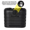 Flame King Dual 30LB LP Propane Tank Light Plastic Heavy Duty Cover for RV, Travel Trailer, Camper - Black 🍁 All In One Marketplace Canada