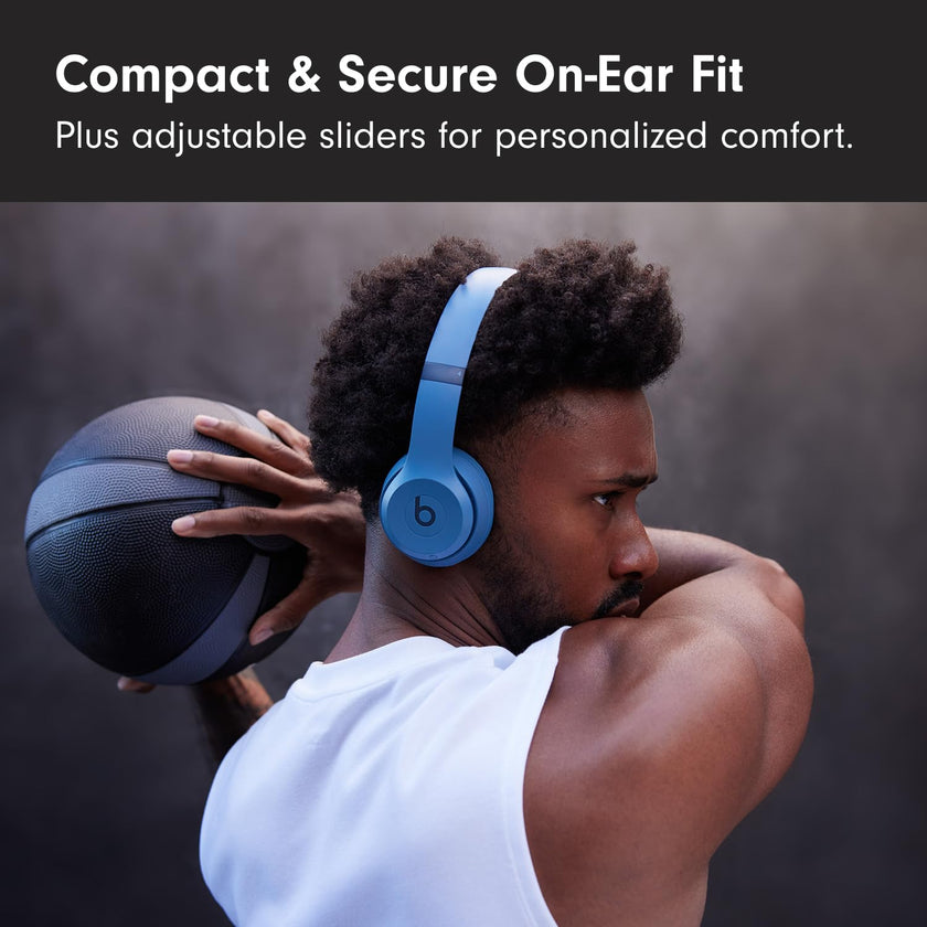Beats Solo 4 - Wireless Bluetooth On-Ear Headphones, Apple & Android Compatible, Up to 50 Hours of Battery Life - Slate Blue 🍁 All In One Marketplace Canada