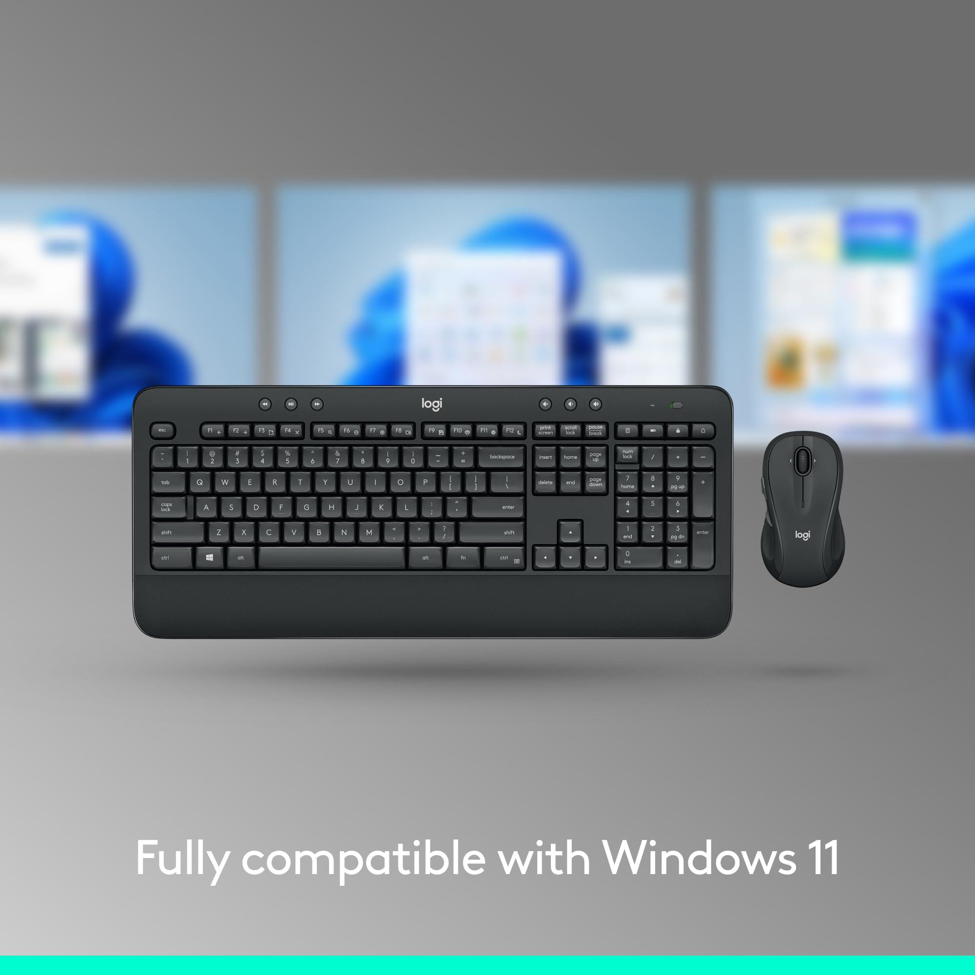Logitech MK540 Advanced Wireless Keyboard and Mouse Combo for Windows, 2.4 GHz Unifying USB-Receiver, Multimedia Hotkeys, 3-Year Battery Life, for PC, Laptop 🍁 All In One Marketplace Canada