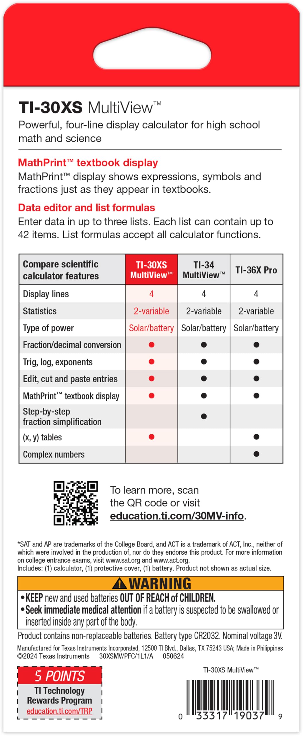 TI-30XS MultiView Scientific Calculator 🍁 All In One Marketplace Canada