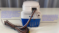 Dontmiss 1100GPH Automatic Submersible Bilge Pump,12V Boat Bilge Pump with Float Switch, High-Flow 3-Blade Impeller, Snap-Off Strainer, 1 1/8'' Outlet - Compact All-in-One for Boats, RV, Ponds & Pools 🍁 All In One Marketplace Canada