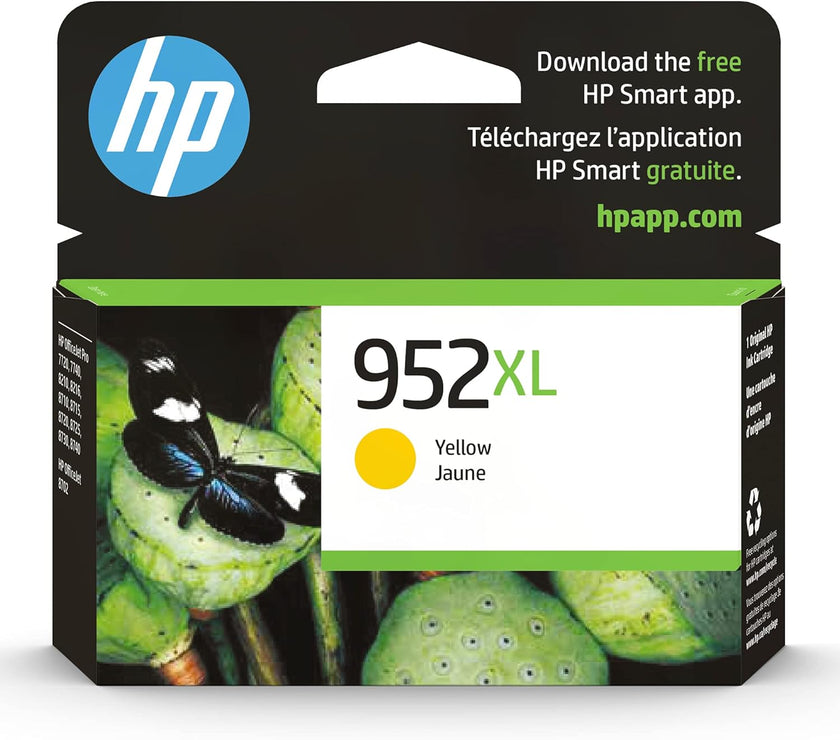 HP 952XL Yellow High Yield Original Ink Cartridge (L0S67AN)