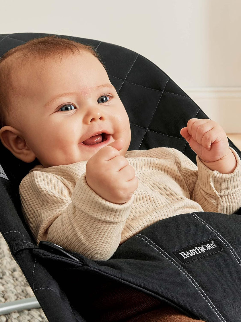 BabyBjörn Bouncer Bliss, Woven, C-quilt Black 🍁 All In One Marketplace Canada
