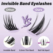 B&Q Fairy Lash Clusters Invisible Band 144PCS, Wispy Eyelash Clusters Manga False Eyelashes, C Curl Lash Cluster Natural Wet-Look Individual Lashes, Anime Cluster Eyelash Extensions with Spikes(Fairy) 🍁 All In One Marketplace Canada