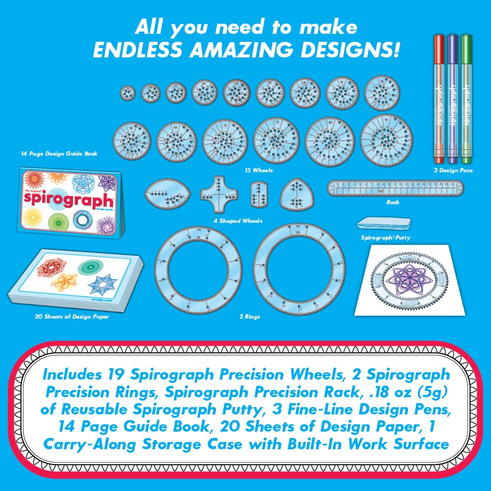 Kahootz Spirograph Deluxe Design Set 🍁 All In One Marketplace Canada
