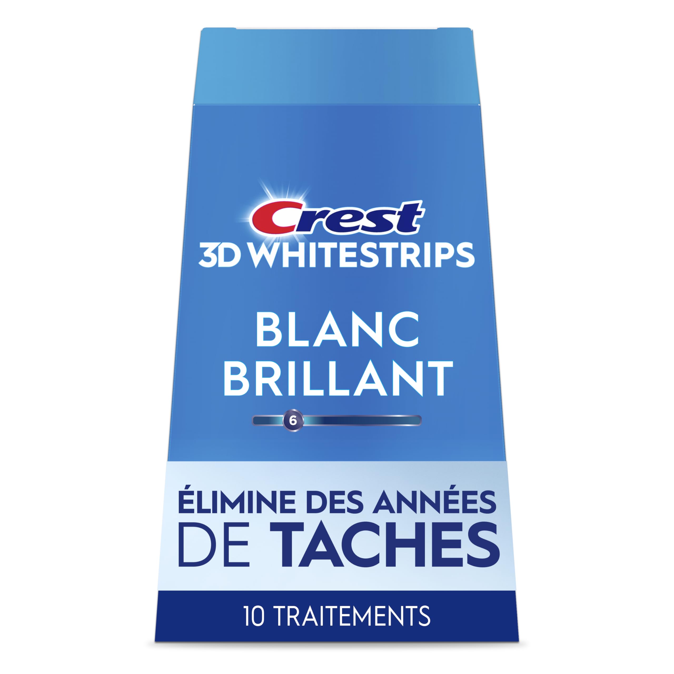 Crest 3D Whitestrips Vivid White At-home Teeth Whitening Kit, 10 Treatments, 6 Levels Whiter 🍁 All In One Marketplace Canada