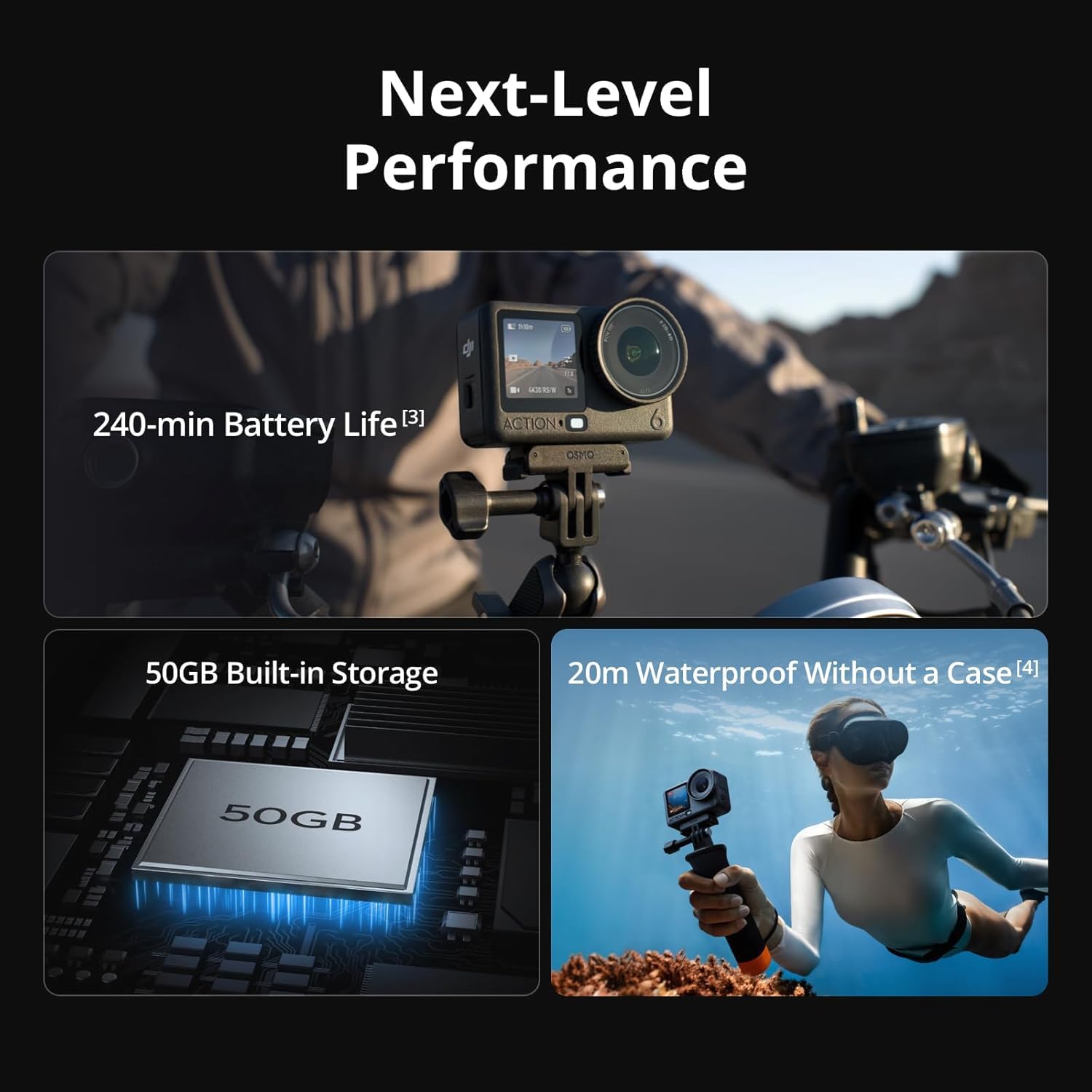DJI Osmo Action 6 Essential Combo, 8K Action Camera for Quick Start 🍁 All In One Marketplace Canada