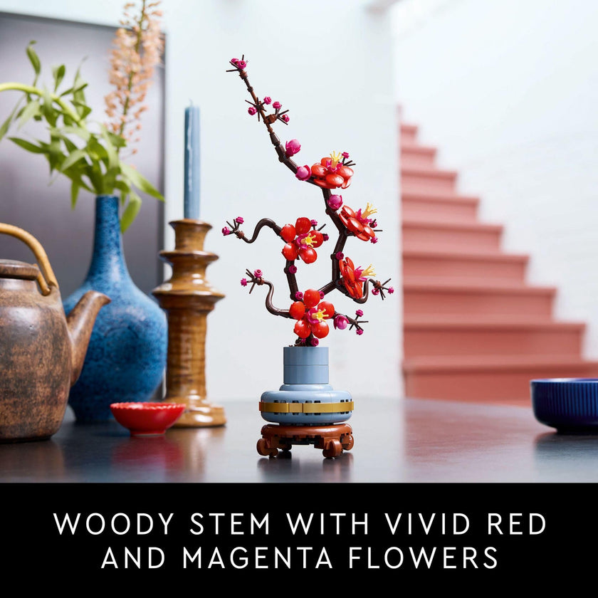 LEGO Icons Plum Blossom Building Sets for Adults - Artificial Flower for Dinner Table Centerpiece, Living Room Home Decor, Ages 18+ - DIY Craft Kits - Gift for Graduation - 10369 🍁 All In One Marketplace Canada