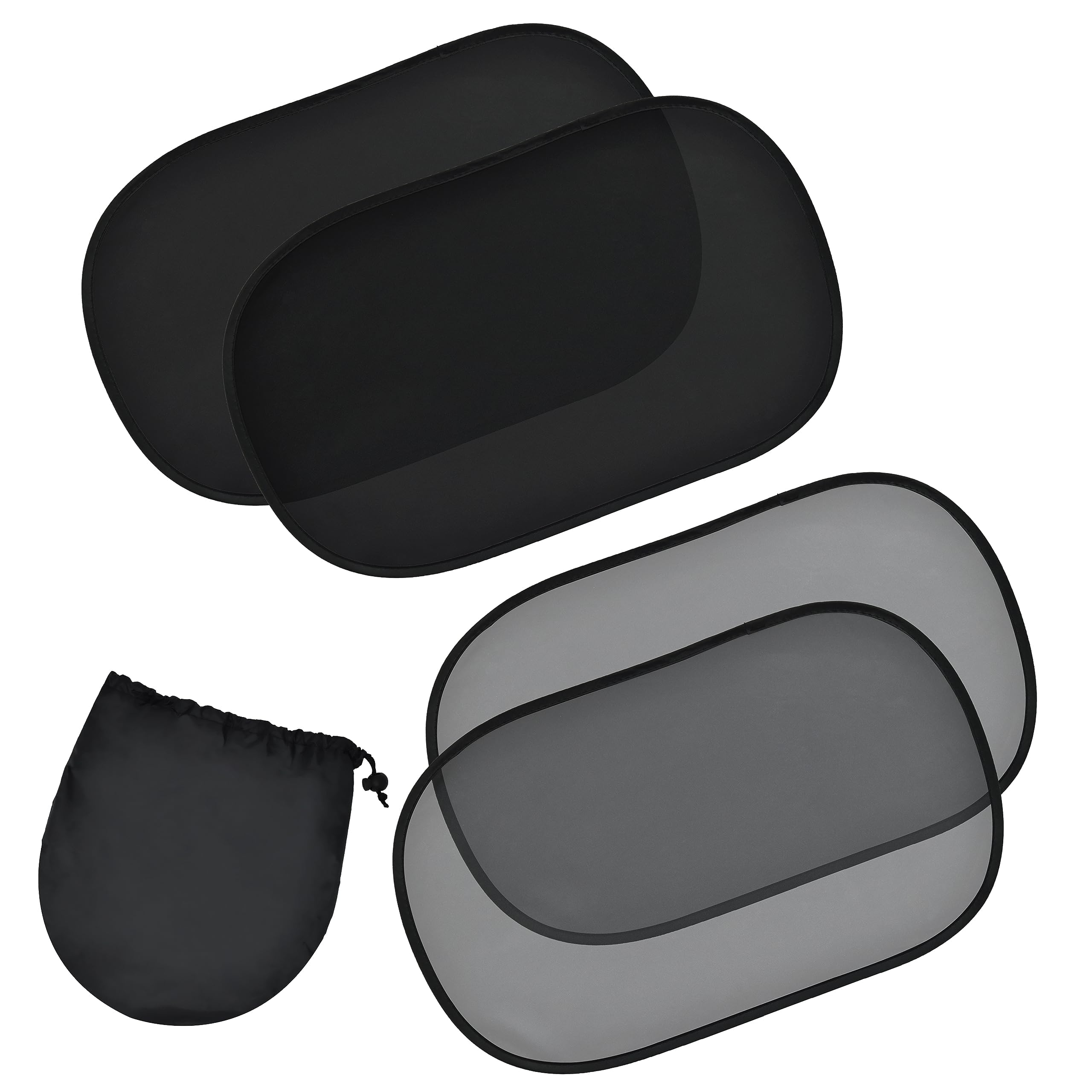 EcoNour Car Window Shades for Baby (4 Pack) - 20