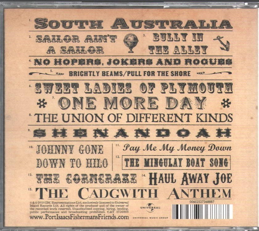 PORT ISAACS FISHERMANS FRIENDS / PORT ISAACS FISHERMANS FRIENDS - CD (Used)